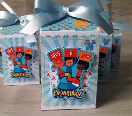 Caixa Milk Personalizada 3 Palavrinhas