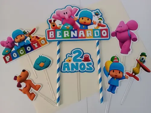 Topo de Bolo/cake Topper Pocoyo 1