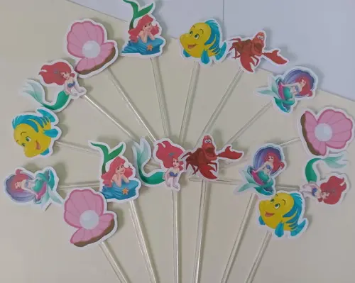 Toppers para Docinhos Pequena Sereia