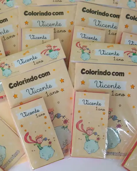 Kit Livrinho para Colorir -pequeno Príncipe 3