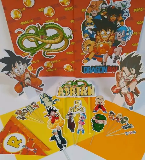 Kit Festa Só Um Bolinho Dragon Ball