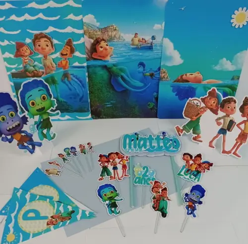 Kit Festa Só Um Bolinho Luca Disney