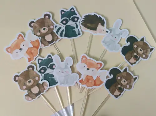 Toppers para Docinhos Bosque Encantado