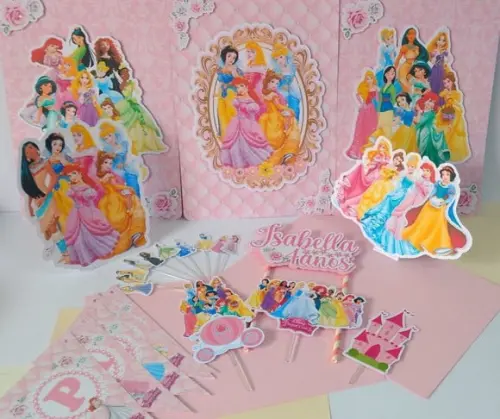 Kit Festa Só Um Bolinho Princesas da Disney 2