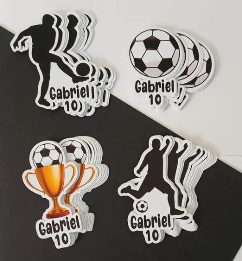 Apliques para Tubetes Futebol