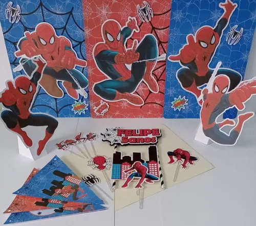 Kit Festa Só Um Bolinho Homem Aranha
