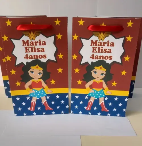 Sacola Personalizada Mulher Maravilha