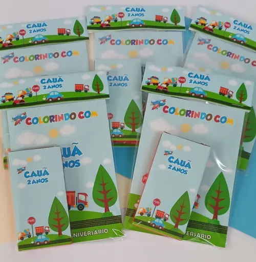 Kit Livrinho para Colorir-meios de Transportes