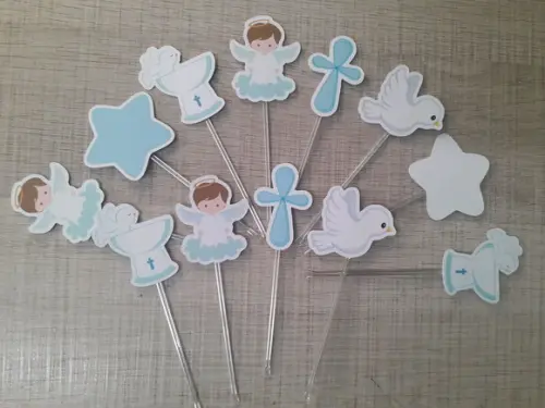 Toppers para Docinhos Batizado