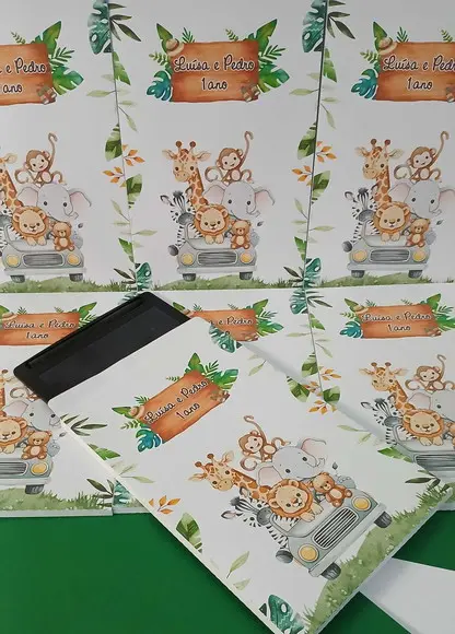 Caixas para Lousa Mágica Lcd Personalizada- Tablet -safari