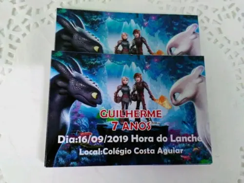 Convite Como Treinar Seu Dragão