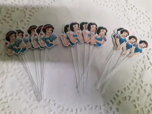 Toppers Para Docinhos Busto Branca de Neve