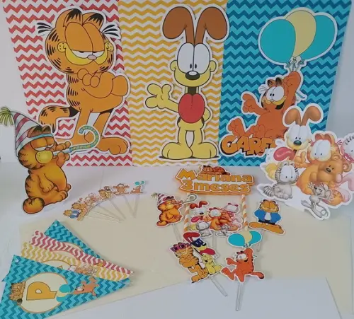 Kit Festa Só Um Bolinho Garfield 2