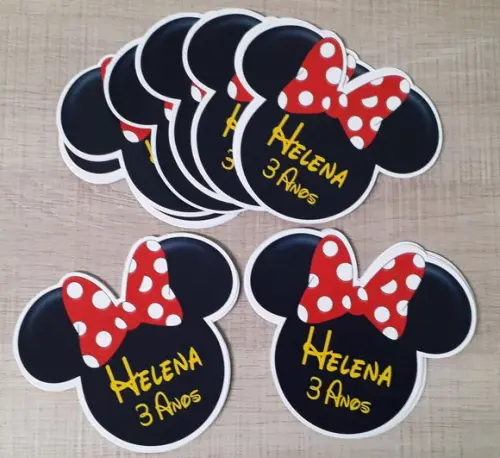 Apliques Cabeça Minnie