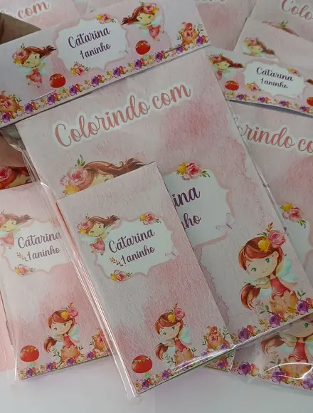 Kit Livrinho para Colorir Fadas