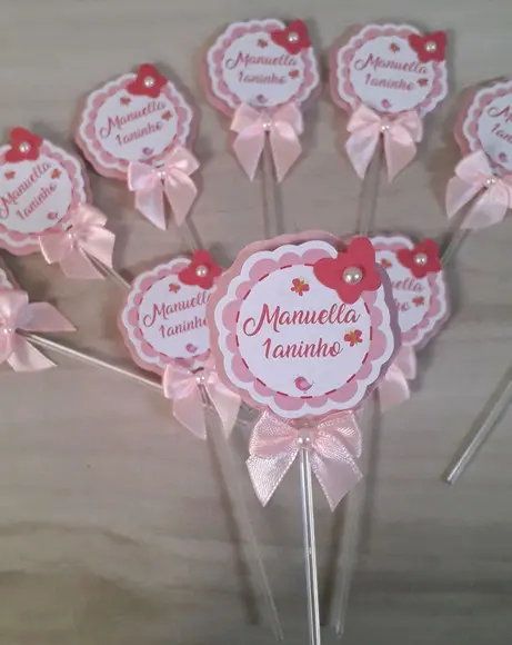 Toppers Personalizado Jardim Encantado