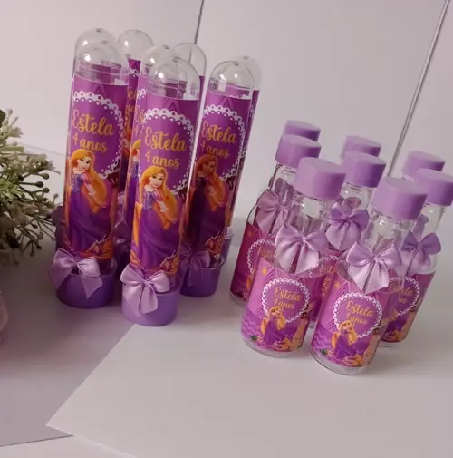 Kit Festa Personalizado 40 Peças - Princesa Rapunzel