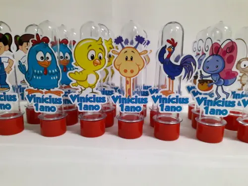 Tubetes Galinha Pintadinha