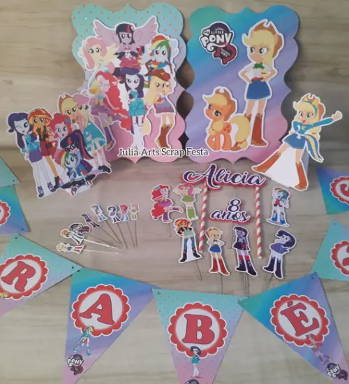 Kit Festa Só Um Bolinho Equestria Girls My Little Pony
