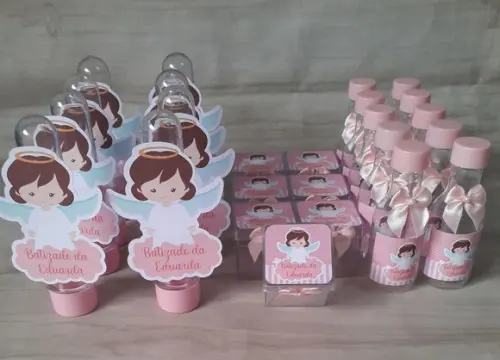 Kit Festa Personalizado 30 Peças Batizado