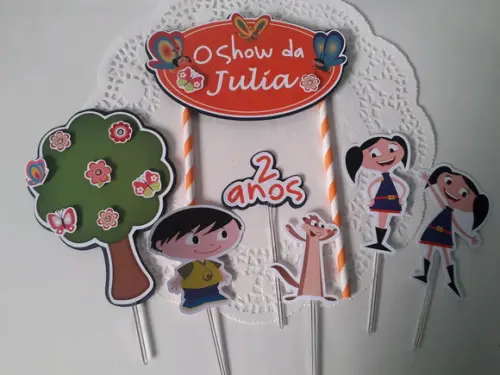 Topo De Bolo/cake Topper O Show Da Luna