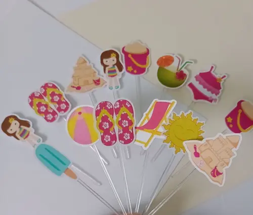 Toppers Para Docinhos Verão/Praia