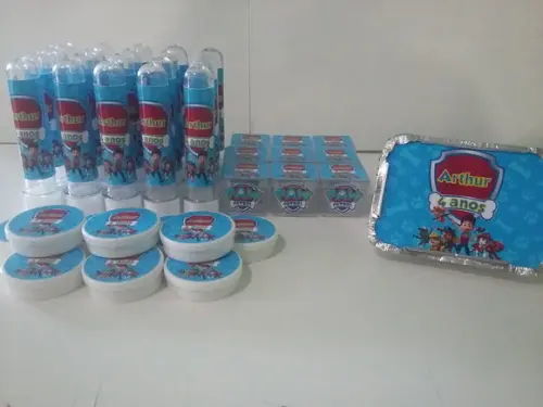 Kit Personalizado 80 Peças-patrulha Canina
