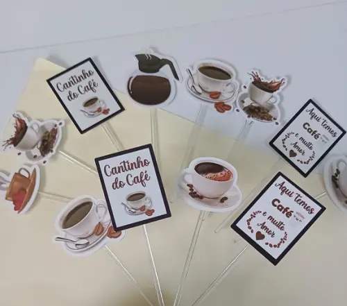 Toppers para Docinhos Café