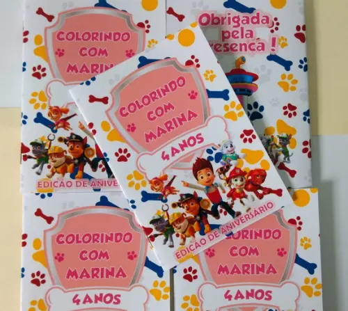 Kit Livrinho para Colorir -patrulha Canina 2