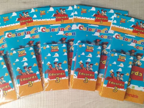 Kit Livrinho para Colorir Toy Story 2