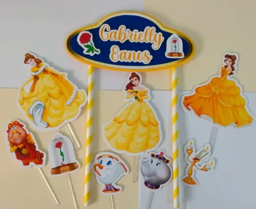 Topo De Bolo/cake Topper Bela 1