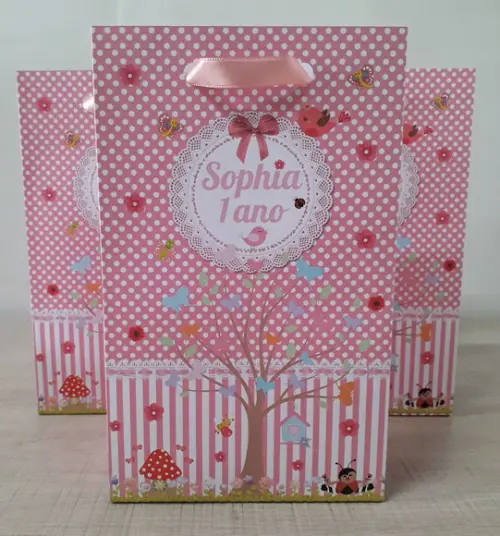 Sacolinha Personalizada Jardim Encantado 1