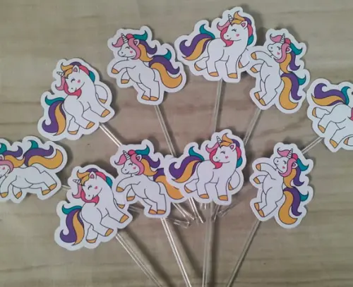 Toppers Para Docinhos Unicórnio