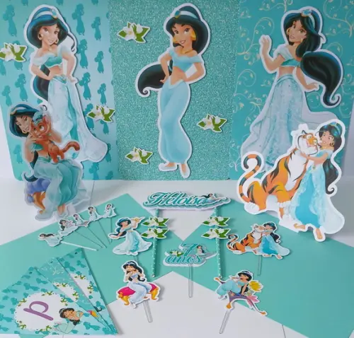 Kit Festa Só Um Bolinho Princesa Jasmine 2