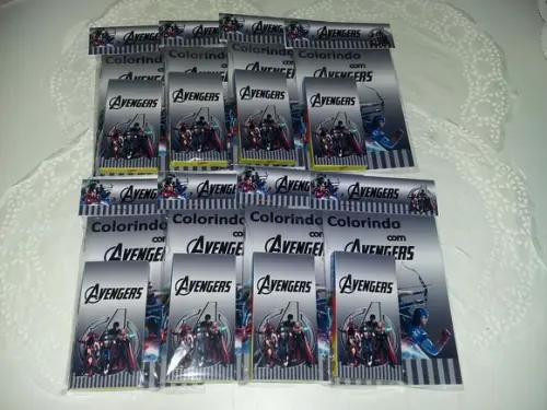 Kit Livrinho para Colorir Vingadores
