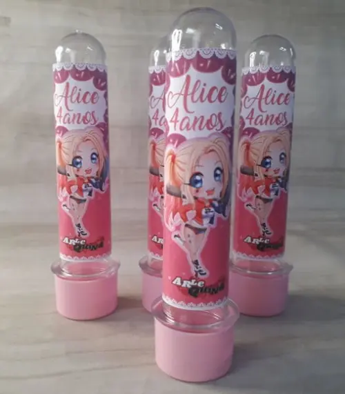 Tubetes Personalizados Arlequina