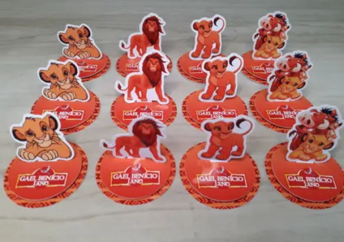 Apliques 3d Rei Leão- para Latinhas