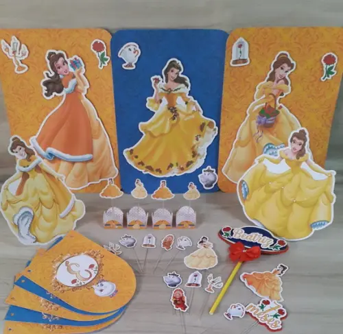 Kit Festa Só Um Bolinho Princesa Bela