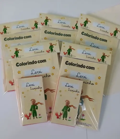 Kit Livrinho para Colorir -pequeno Príncipe 3d Filme
