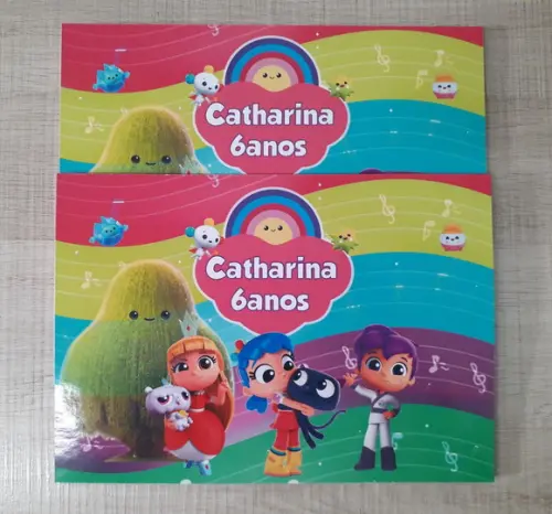 Rótulo Adesivo para Maleta Kit Festa-vera e o Reino do Arco