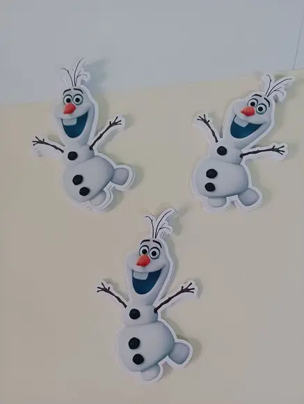 Apliques para Tubetes - Olaf