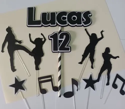 Topo de Bolo/cake Topper Balada