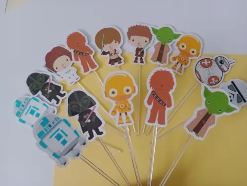 Toppers para Docinhos Star Wars Cute
