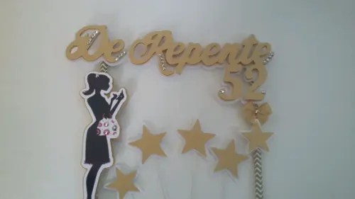 Topo de Bolo/cake Topper de Repente 52