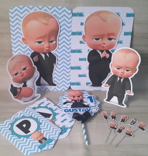 Kit Festa Só Um Bolinho o Poderoso Chefinho
