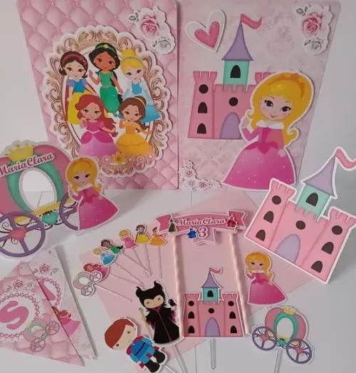 Kit Festa Só Um Bolinho Princesas da Disney