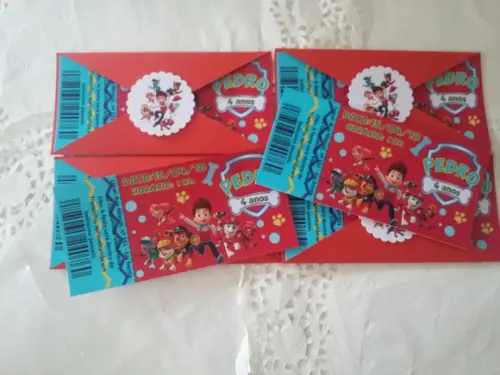 Convite Ingresso Patrulha Canina
