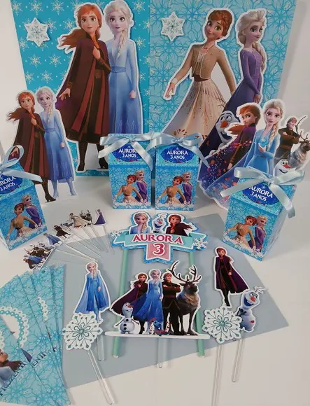 Kit Festa Só Um Bolinho Frozen 2- Atenção ao Prazo