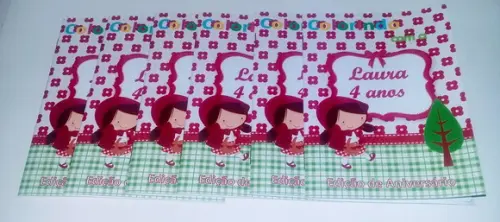 Kit Livrinho para Colorir - Chapeuzinho Vermelho