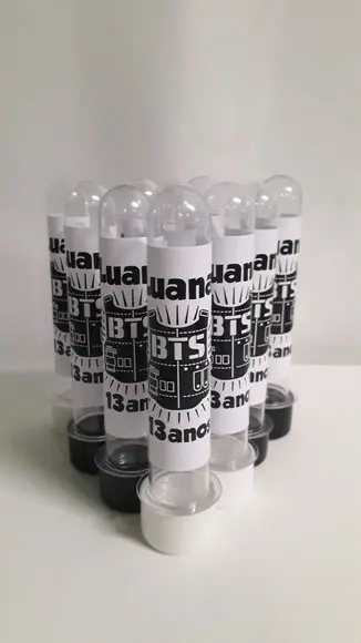 Tubetes Personalizados Bts